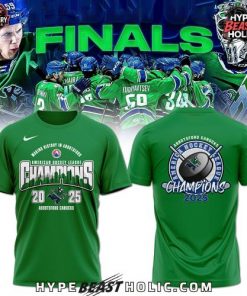 Abbotsford Canucks 2025 AHL Champions Green T-Shirt
