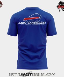 Buffalo Bills 2025 Final Season at Highmark Stadium Schedule T Shirt 3