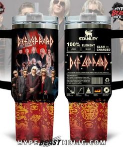 Def Leppard Glam Charged Limited Stanley Tumbler