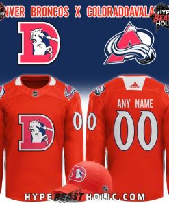 Denver Broncos x Colorado Avalanche Custom Limited Edition Hockey Jersey