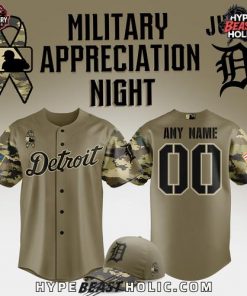 Detroit Tigers Military Appreciation Night 2025 Shirt Collection