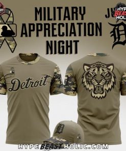Detroit Tigers Military Appreciation Night 2025 Shirt Collection 4