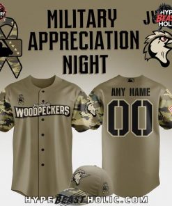 Fayetteville Woodpeckers Military Appreciation Night 2025 Shirt Collection