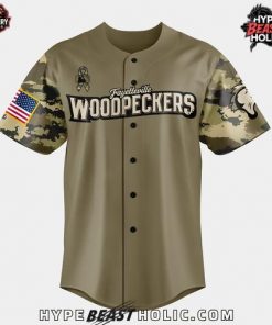 Fayetteville Woodpeckers Military Appreciation Night 2025 Shirt Collection