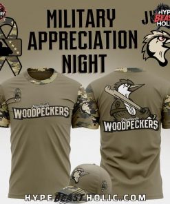 Fayetteville Woodpeckers Military Appreciation Night 2025 Shirt Collection 4