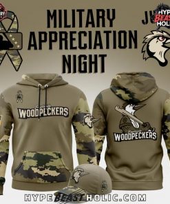 Fayetteville Woodpeckers Military Appreciation Night 2025 Shirt Collection 7