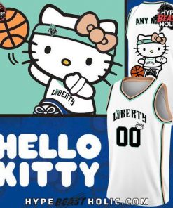 Hello Kitty x New York Liberty Custom Edition Basketball Jersey