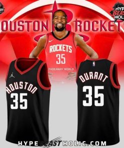 Kevin Durant Houston Rockets #35 Black Version Basketball Jersey