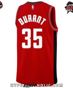 Kevin Durant Houston Rockets #35 Red Version Basketball Jersey