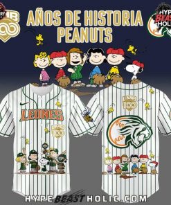 Leones Peanuts 100 Years LMB Edition Baseball Jersey