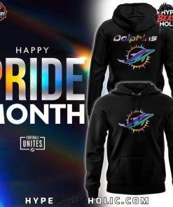 Miami Dolphins Pride Month 2025 NFL Hoodie