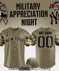 New York Yankees Military Appreciation Night 2025 Shirt Collection