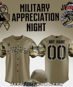 Norfolk Tides Military Appreciation Night 2025 Shirt Collection