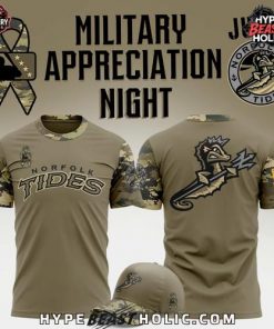 Norfolk Tides Military Appreciation Night 2025 Shirt Collection 4