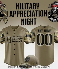 Salt Lake Bees Military Appreciation Night Custom Shirt Collection