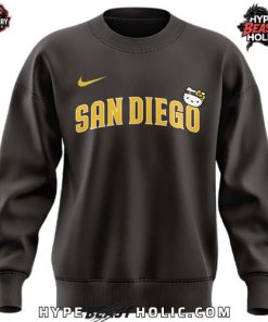 San Diego Padres Hello Kitty Night Limited Edition Crewneck Sweatshirt 3