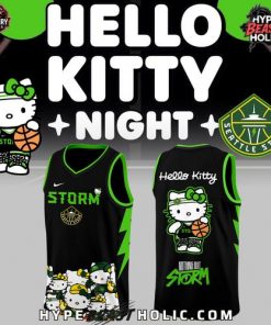 Seattle Storm x Hello Kitty Night 2025 Basketball Jersey