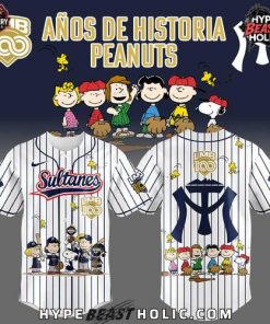 Sultanes Peanuts 100 Years LMB Special Baseball Jersey