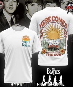 The Beatles Here Comes The Sun Retro Graphic White Edition T-Shirt