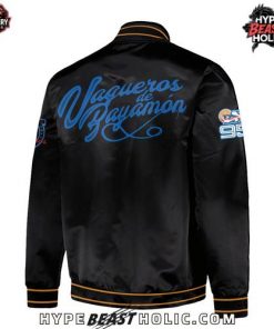 Vaqueros de Bayamn Midnight Black Edition Varsity Jacket 3