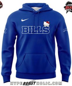Buffalo Bills x Hello Kitty 2025 Blue Hoodie