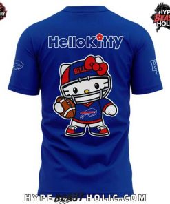Buffalo Bills x Hello Kitty 2025 Blue T Shirt 3