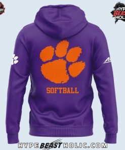 Clemson Tigers 2025 ACC Softball Champions Limited Hoodie 3