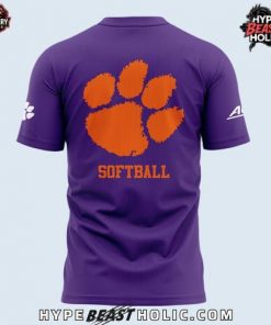 Clemson Tigers 2025 ACC Softball Champions Limited T Shirt 3