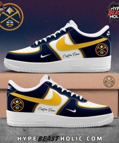 Denver Nuggets x Nike Custom Name Air Force 1