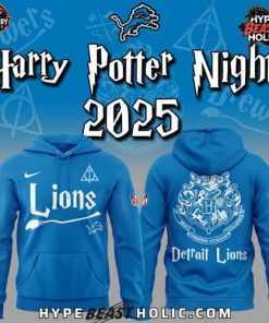 Detroit Lions x Harry Potter Night 2025 Hoodie