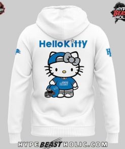 Detroit Lions x Hello Kitty 2025 White Hoodie 3