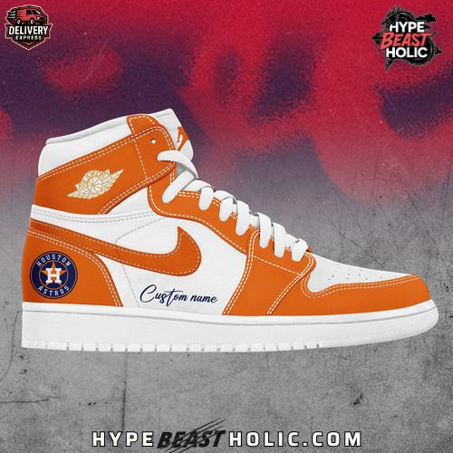 Houston Astros Collab Nike Custom Name Air Jordan 1 Shoes Houston Astros Collab Nike Custom Name Air Jordan 1 Shoes