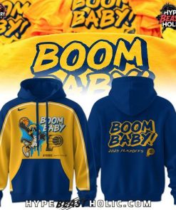 Indiana Pacers Boom Baby 2025 Playoffs Special Hoodie
