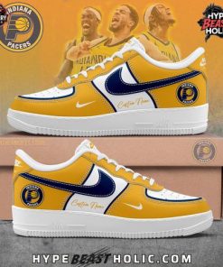 Indiana Pacers Collab Nike Custom Name Air Jordan 1 Shoes
