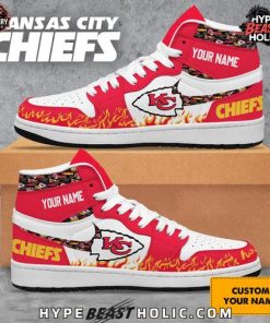 Kansas City Chiefs Collab Nike Custom Name Air Jordan 1 3