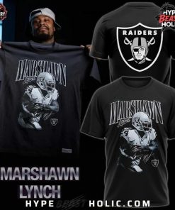 Las Vegas Raiders Marshawn lynch 2025 Limited Edition T-Shirt