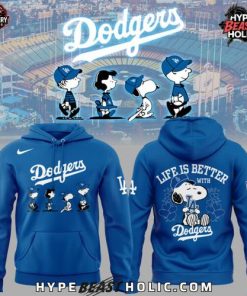 Los Angeles Dodgers Peanuts Snoopy Hoodie