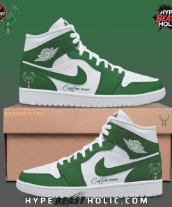 Milwaukee Bucks x Nike Custom Name Air Jordan 1