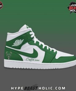 Milwaukee Bucks x Nike Custom Name Air Jordan 1