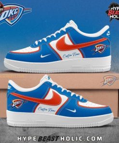Oklahoma City Thunder X Nike Custom Name Air Force 1
