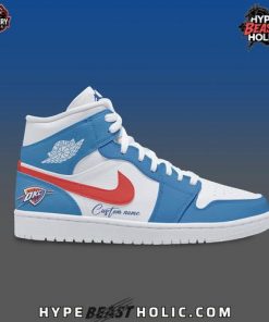 Oklahoma City Thunder X Nike Custom Name Air Jordan 1