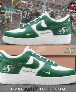 Personalized Saskatchewan Roughriders Air Force 1 Shoes