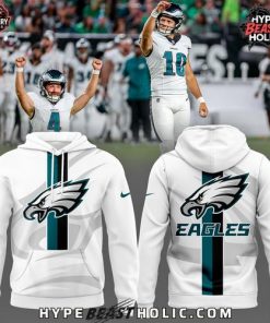 Philadelphia Eagles NFL 2025 New White Hoodie