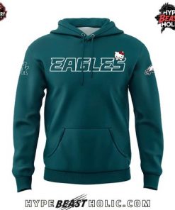 Philadelphia Eagles x Hello Kitty 2025 Green Hoodie