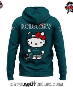 Philadelphia Eagles x Hello Kitty 2025 Green Hoodie 3