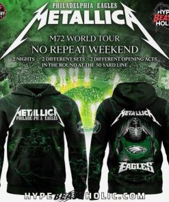Philadelphia Eagles x Metallica M72 Word Tour 2025 Limited Hoodie