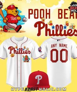 Philadelphia Phillies Pooh Limited Edition Baseball Jersey