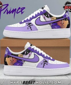 Prince x Nike Limited Editon Purple Air Force 1